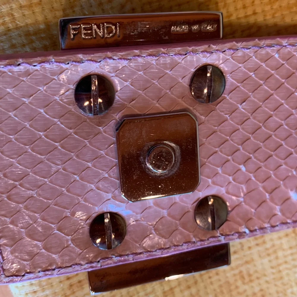 Fendi Denim Beaded Crossbody - Picture 5 of 12
